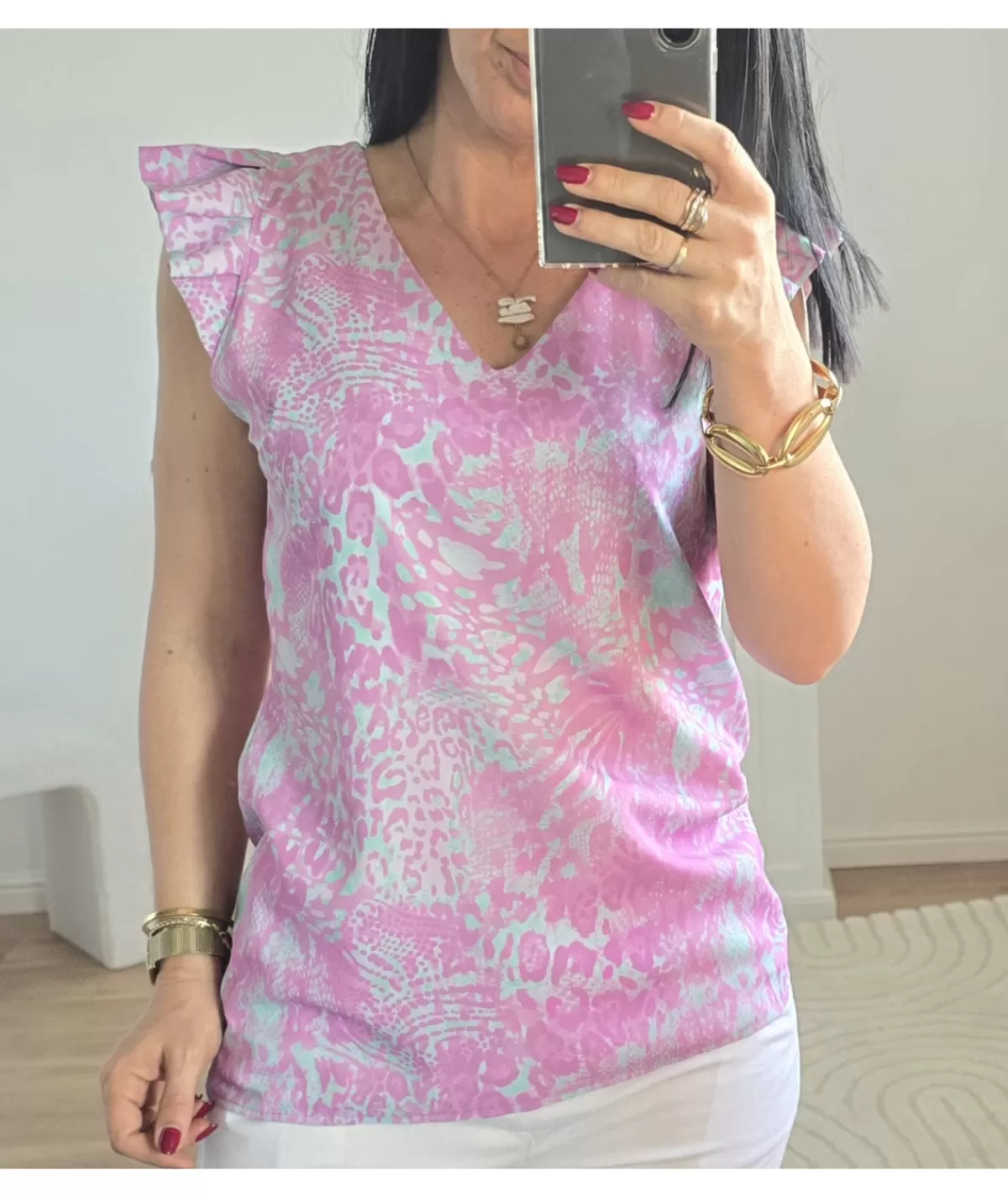 La boutique de Lilie Tops / Blouses>TOP TAHIRA Rose