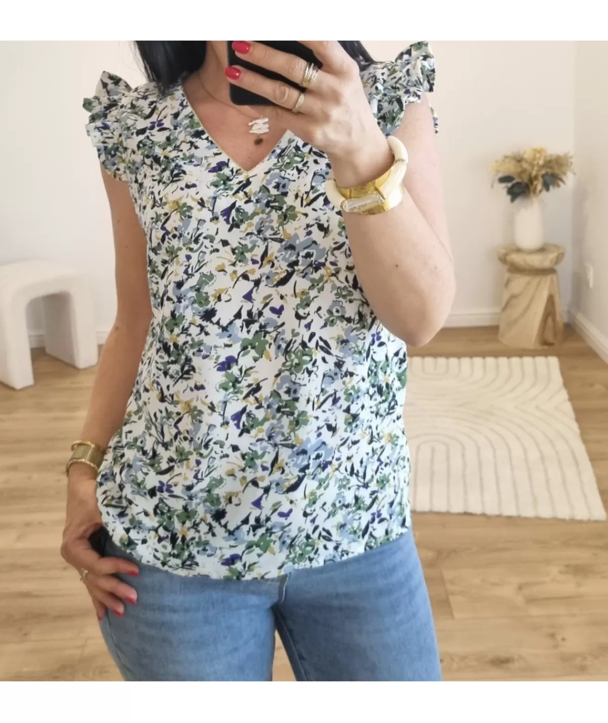 La boutique de Lilie Tops / Blouses>TOP TALIA Vert
