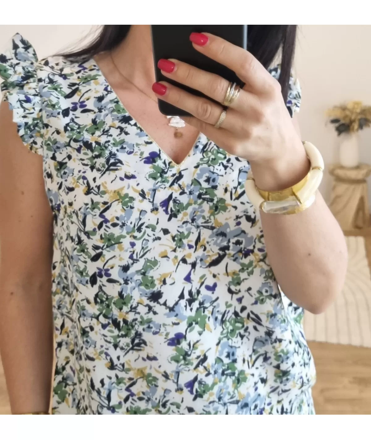 La boutique de Lilie Tops / Blouses>TOP TALIA Vert