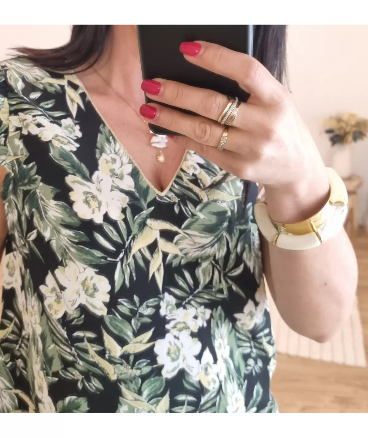 La boutique de Lilie Tops / Blouses>TOP TOSCANE Noir
