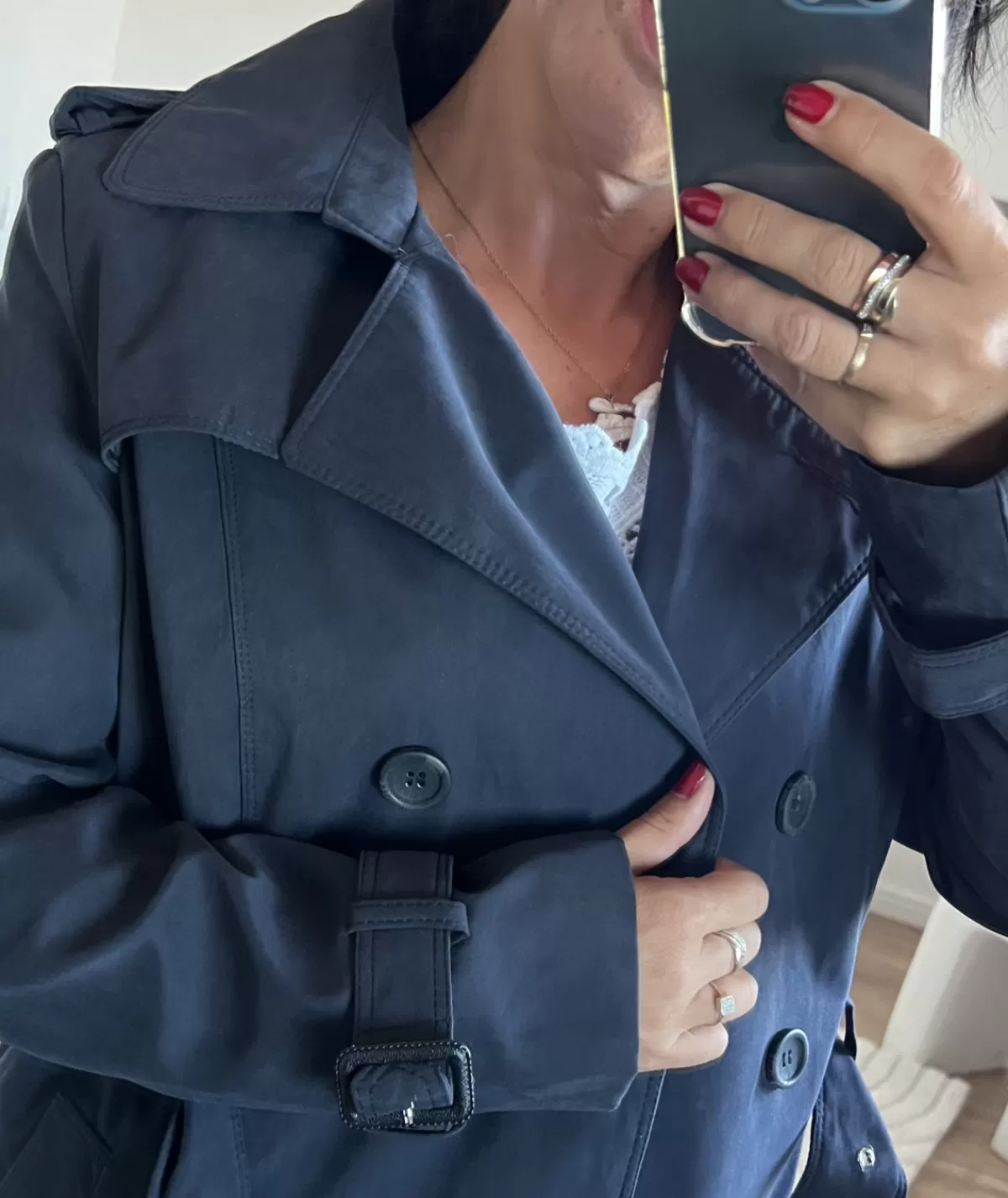 La boutique de Lilie Manteaux | Vestes>TRENCH JONATHAN Marine