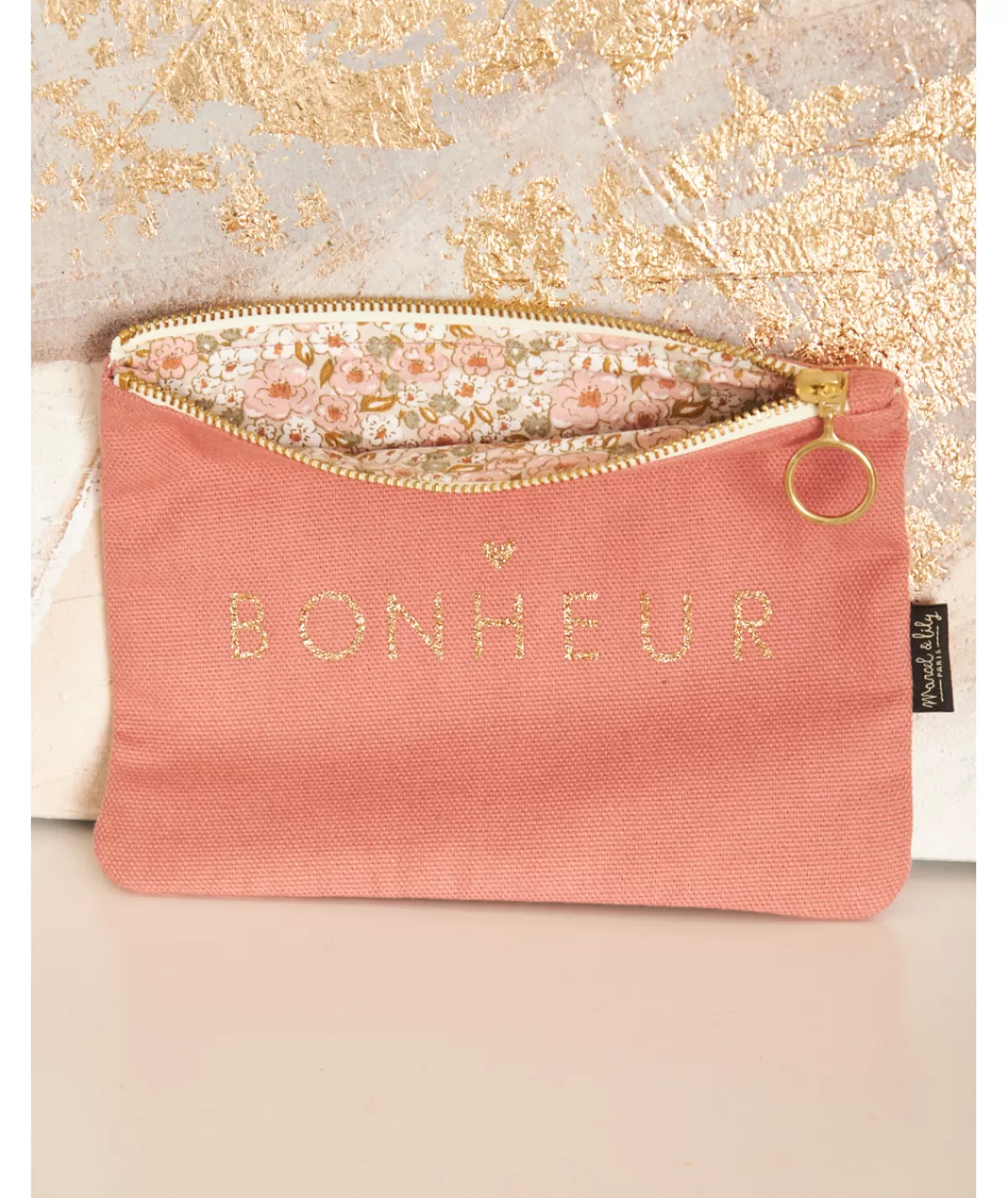La boutique de Lilie Sacs / Idées Cadeaux>TROUSSE BONHEUR Vieuxrose