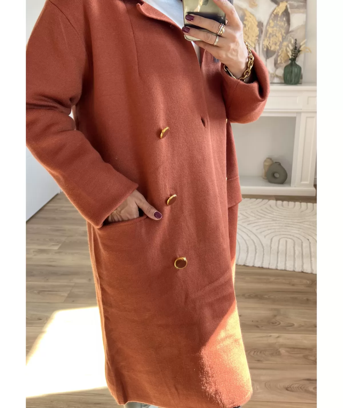 La boutique de Lilie Vestes>VESTE ADRIEN Rouille