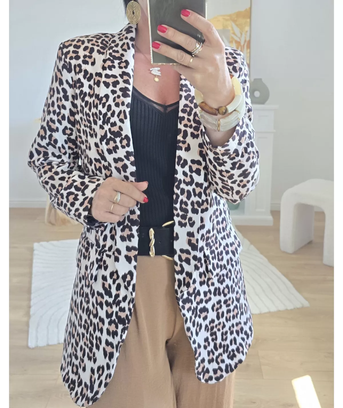 La boutique de Lilie Vestes>VESTE ANGELA Beige