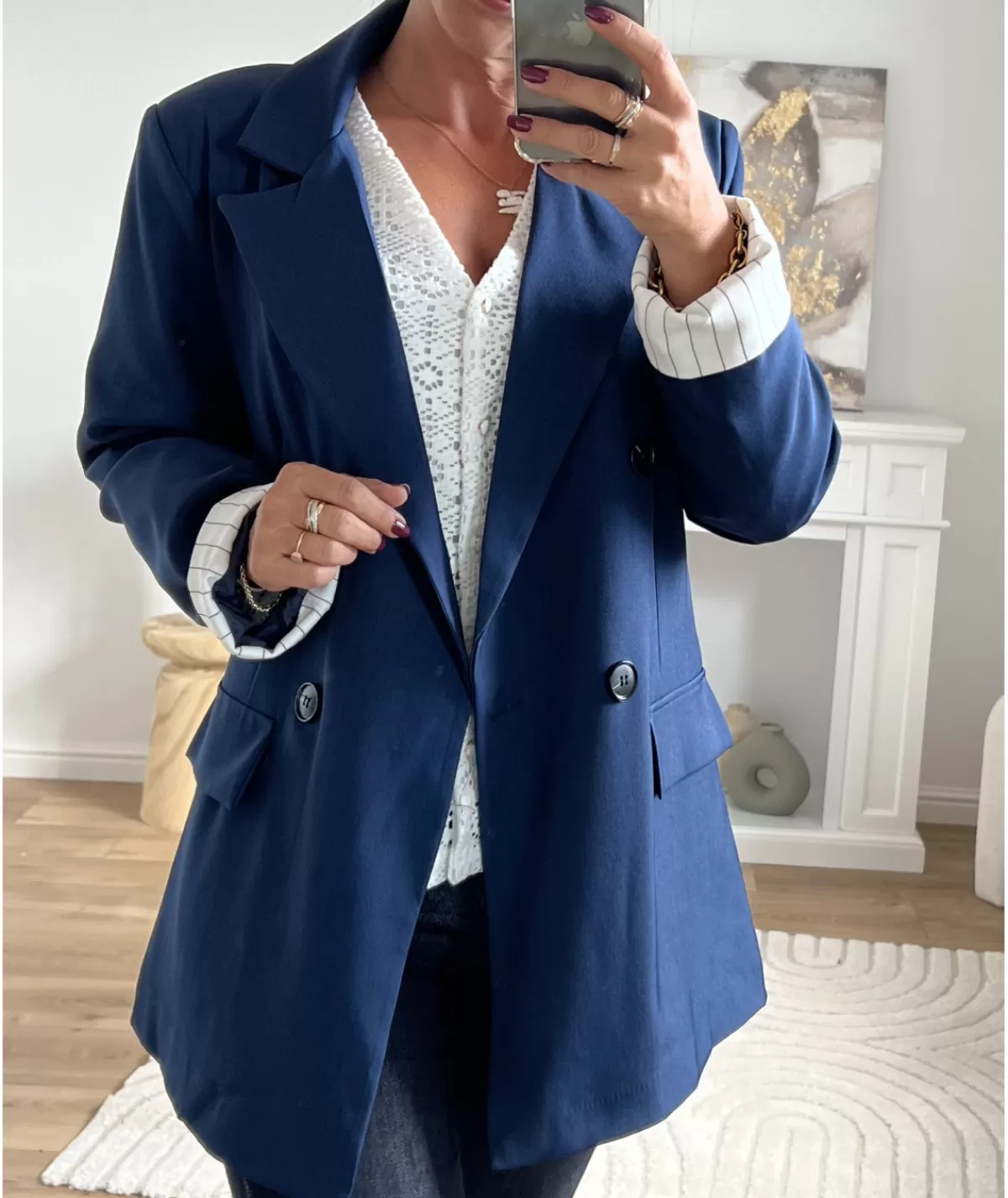 La boutique de Lilie Vestes>VESTE ASHLEY Marine