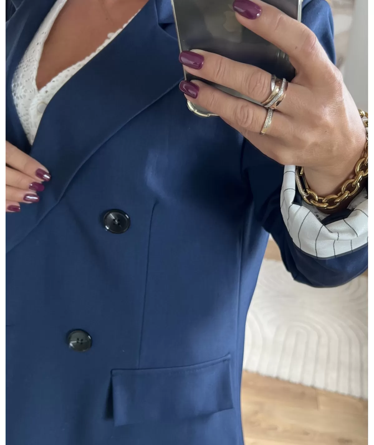 La boutique de Lilie Vestes>VESTE ASHLEY Marine