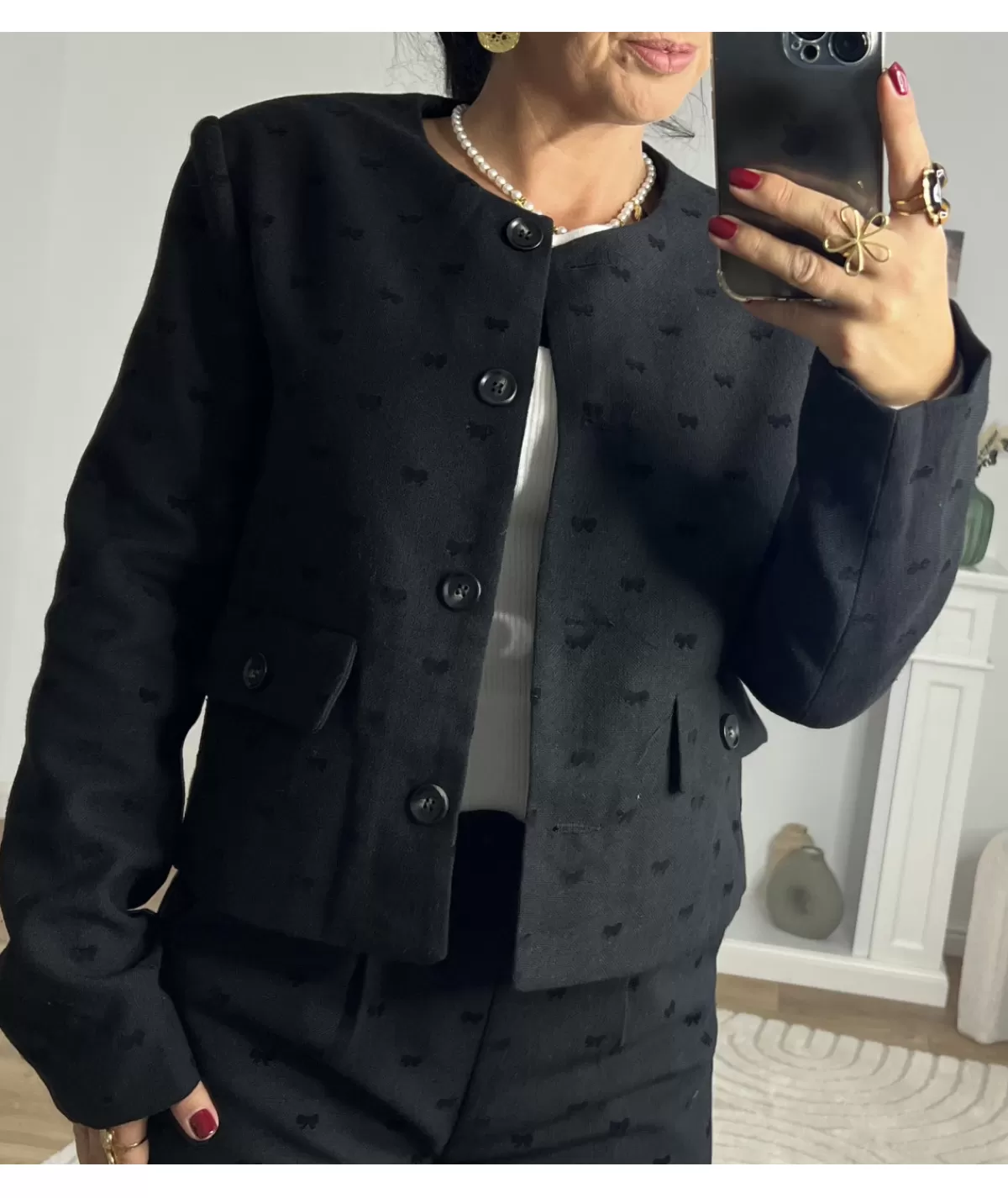 La boutique de Lilie Vestes>VESTE CASSIDY Noir