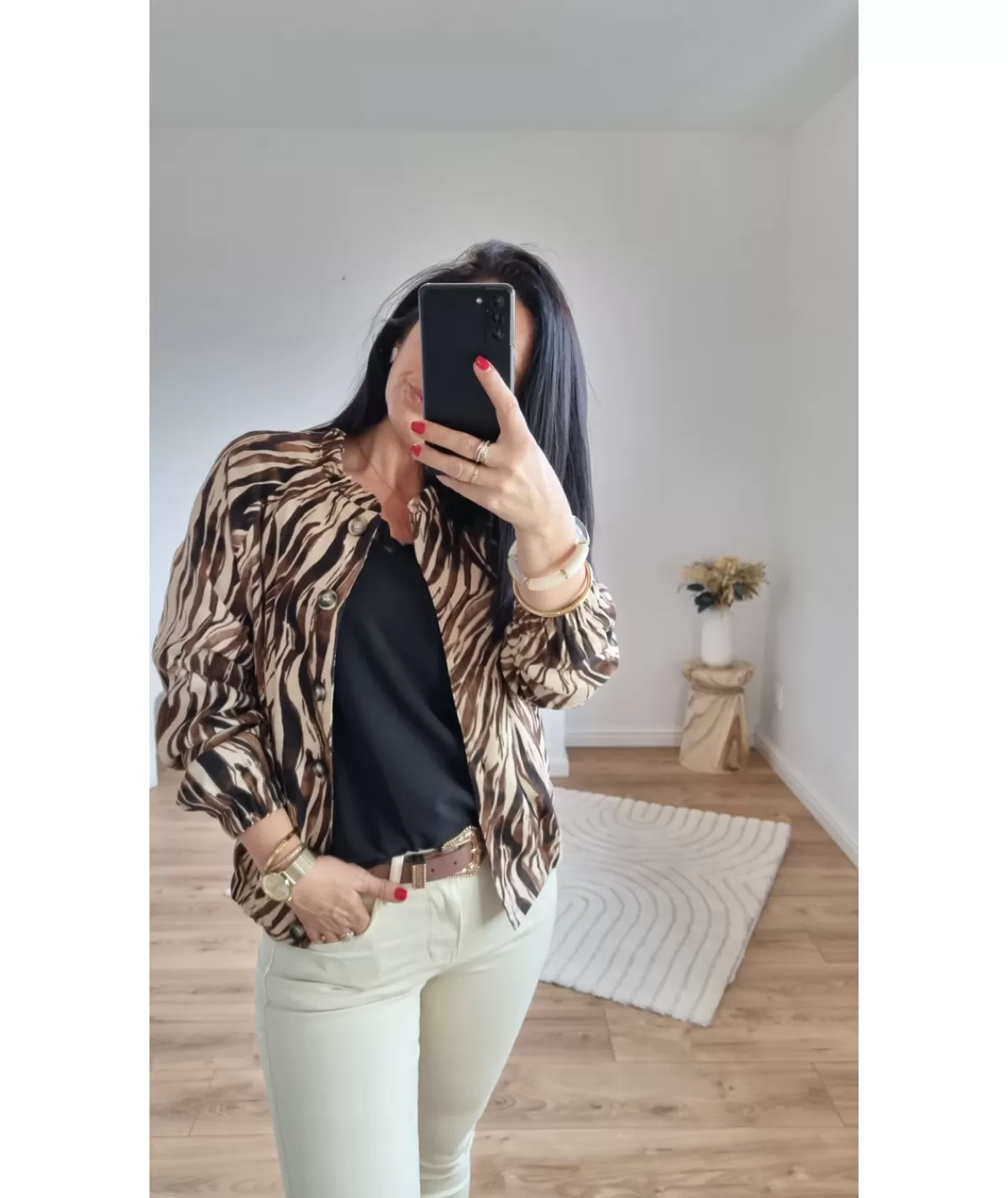 La boutique de Lilie Vestes>VESTE DOMYA Marron