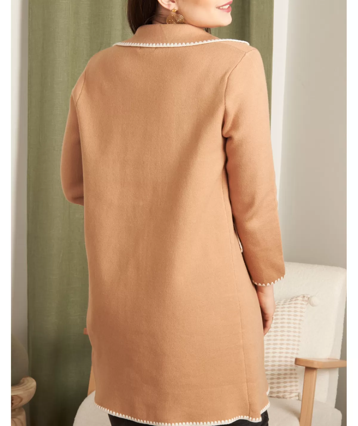 La boutique de Lilie Vestes>VESTE EMMANUELLE Camel