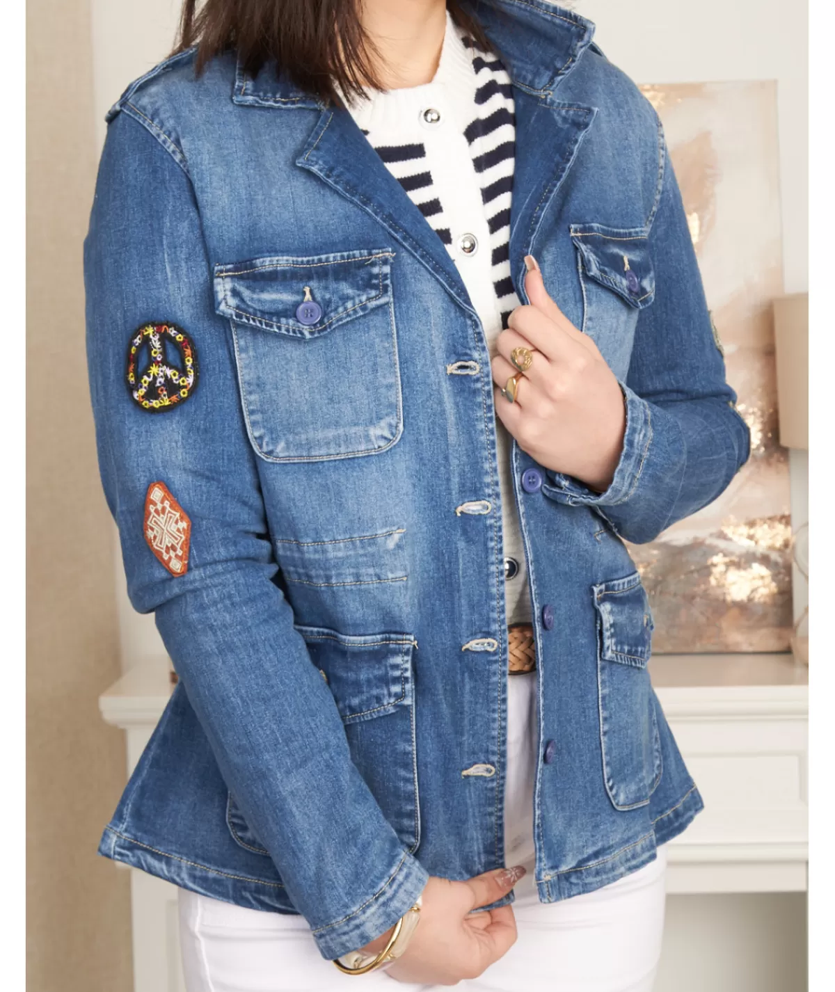 La boutique de Lilie Vestes>VESTE EN MARTINA Jeans