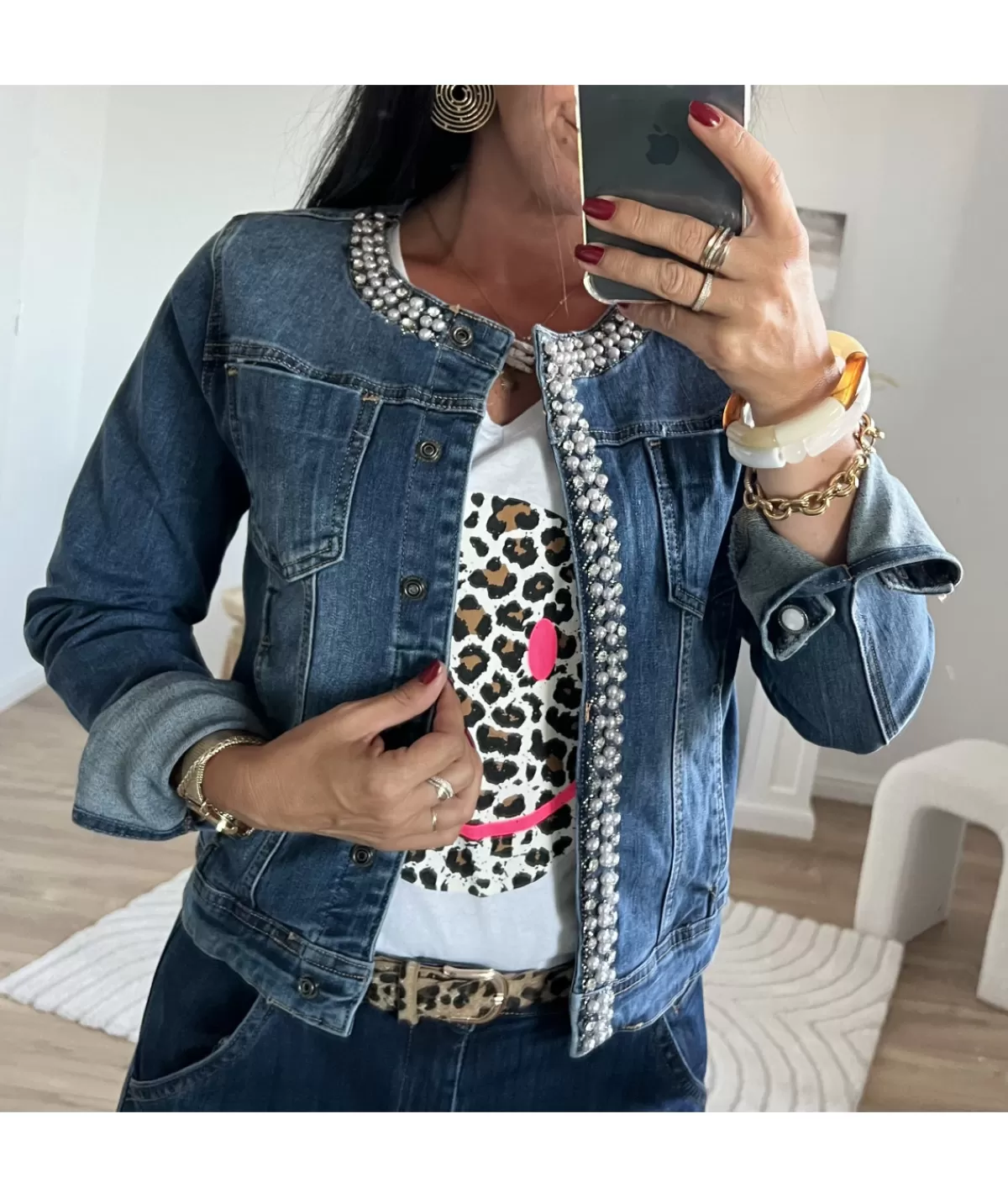 La boutique de Lilie Vestes>VESTE EN MARYLENE Jeans
