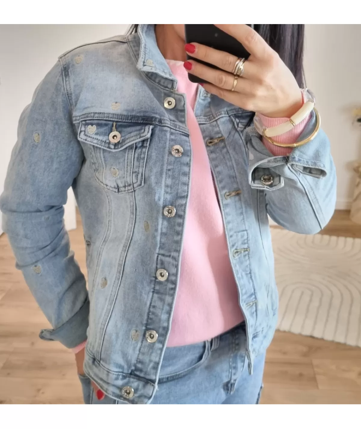 La boutique de Lilie Vestes>VESTE EN OLYMPE Jeans