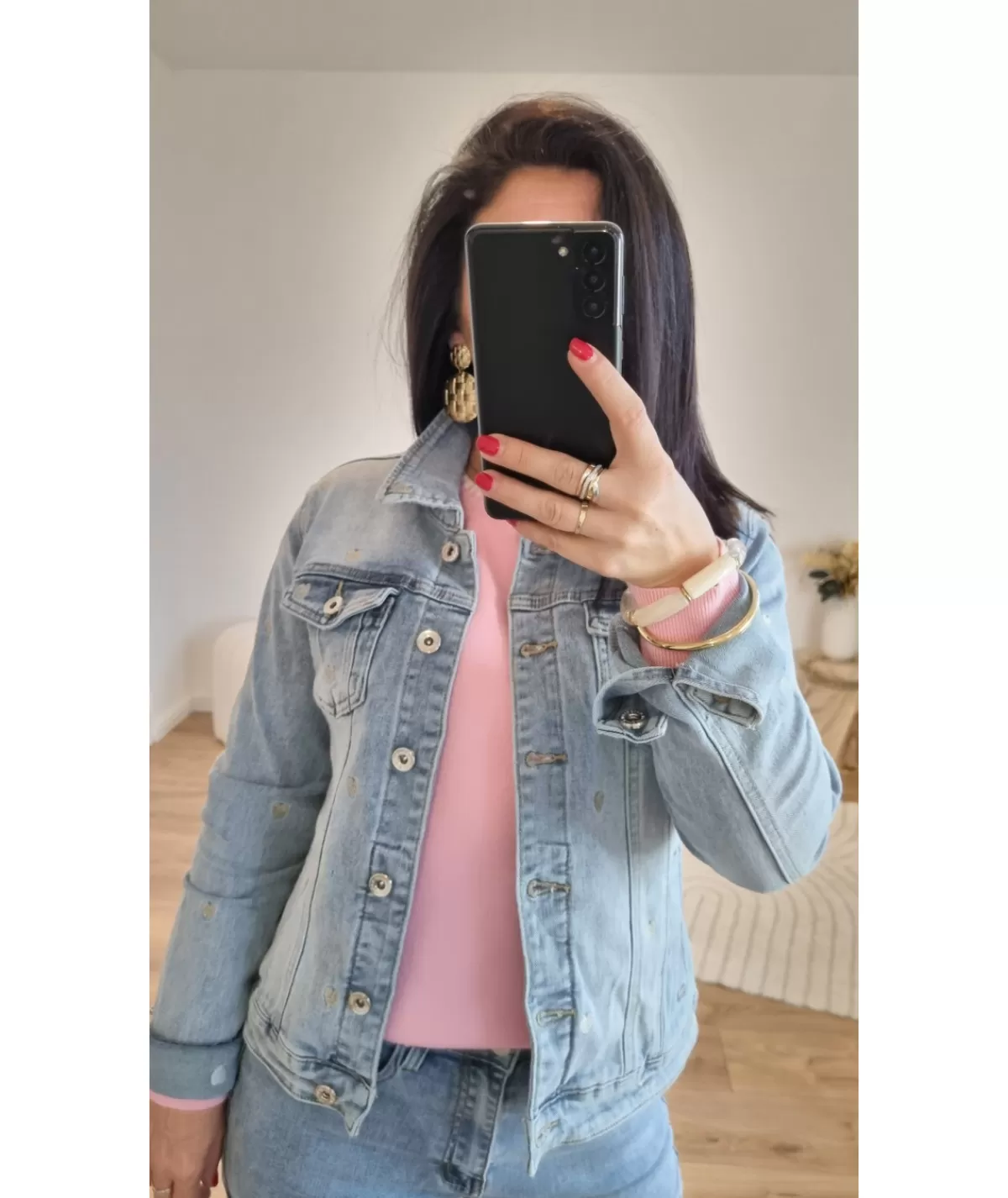 La boutique de Lilie Vestes>VESTE EN OLYMPE Jeans