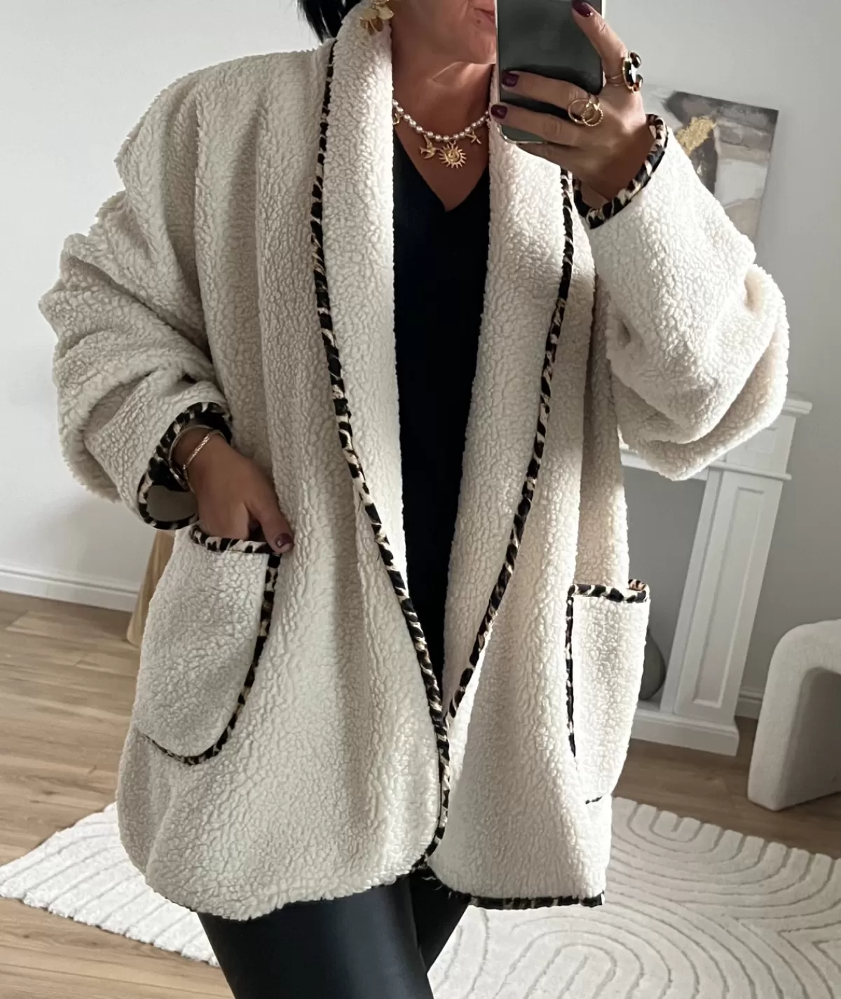 La boutique de Lilie Vestes>VESTE GABRIELLA Beige