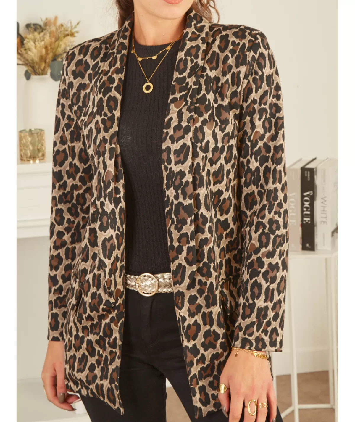 La boutique de Lilie Vestes>VESTE LAURENZA Noir