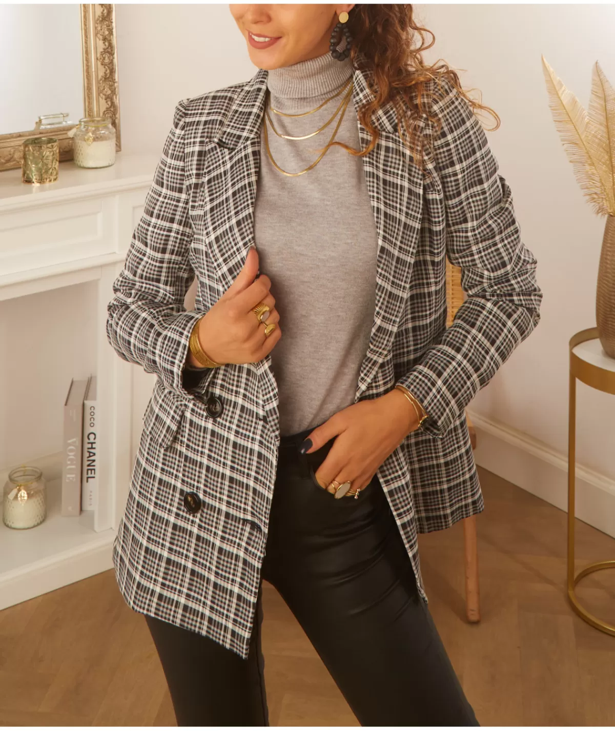 La boutique de Lilie Vestes>VESTE LAURIANE Noir