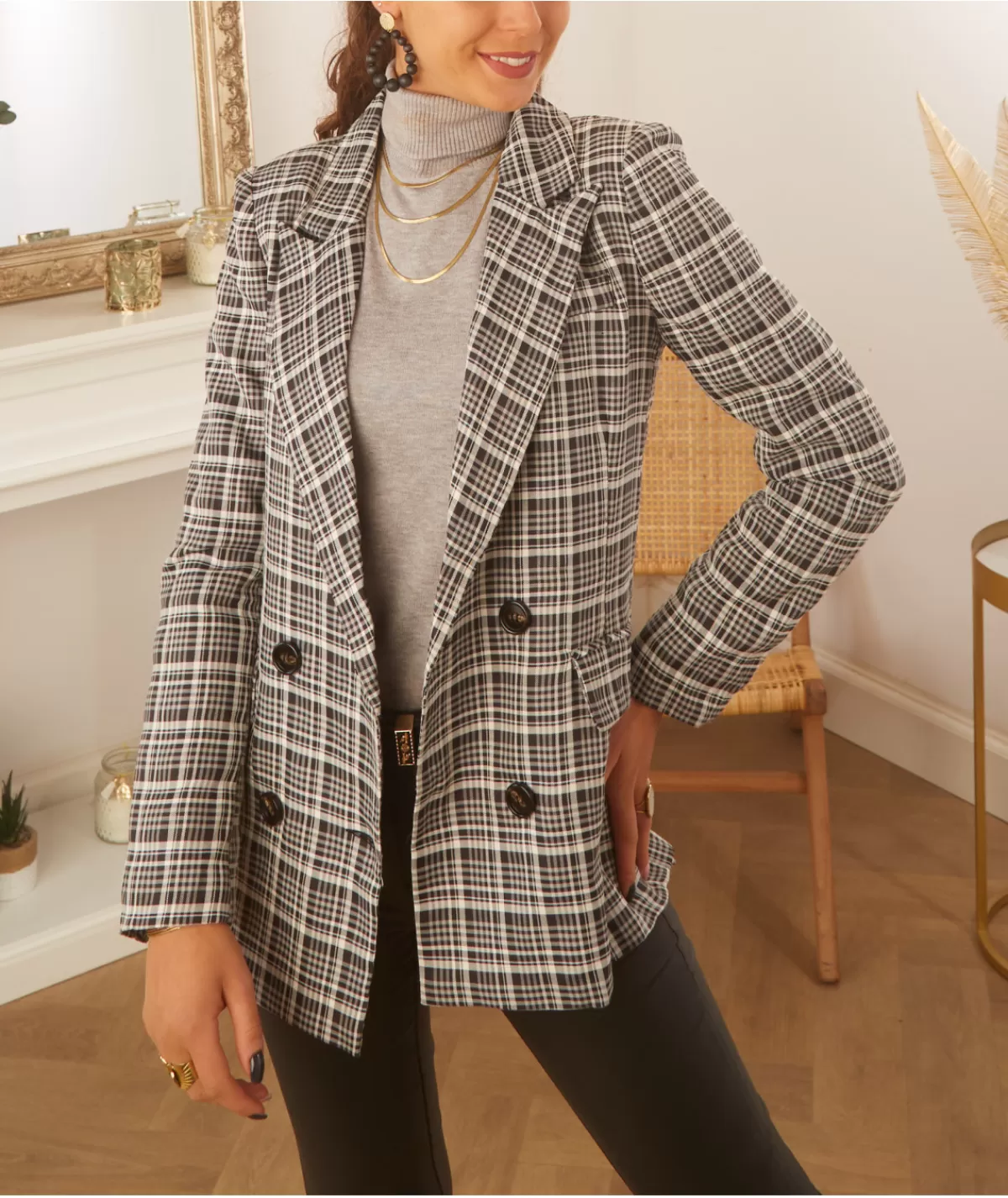 La boutique de Lilie Vestes>VESTE LAURIANE Noir