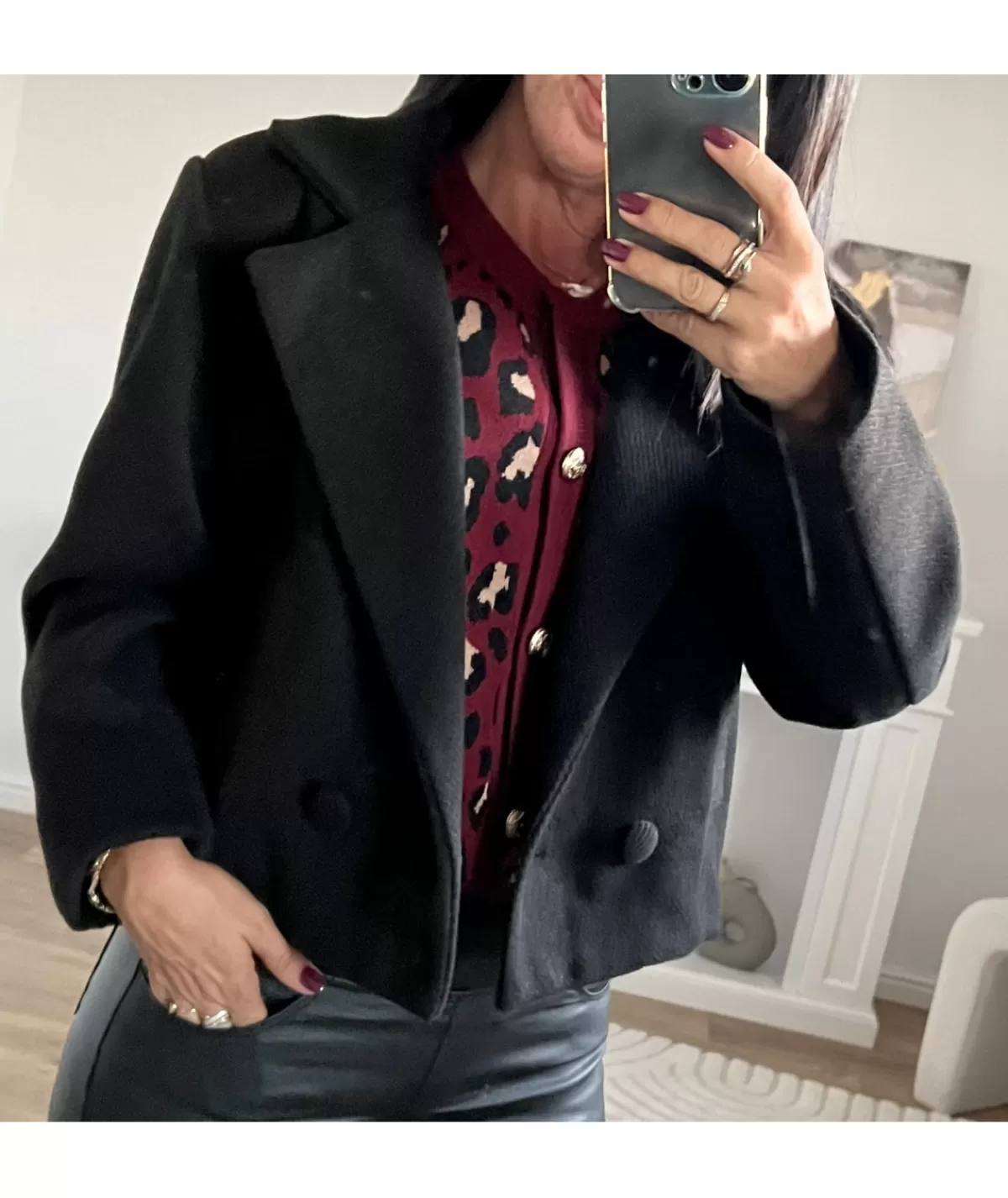 La boutique de Lilie Vestes>VESTE LEON Noir