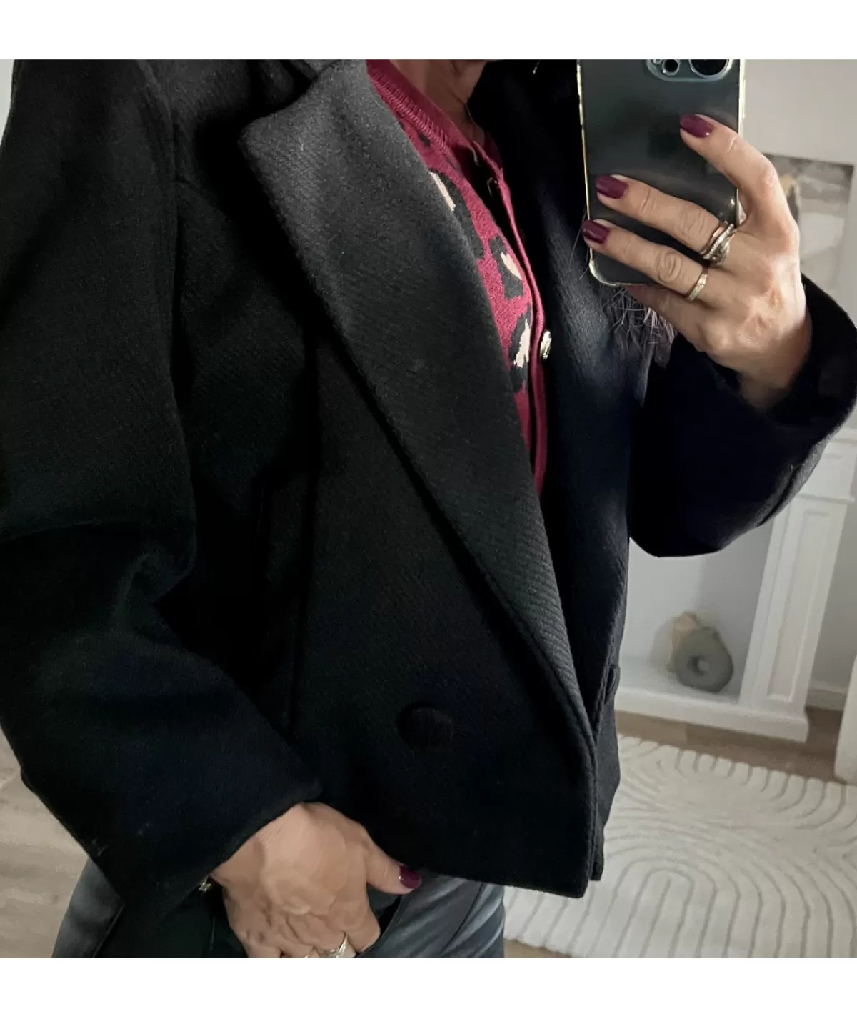 La boutique de Lilie Vestes>VESTE LEON Noir