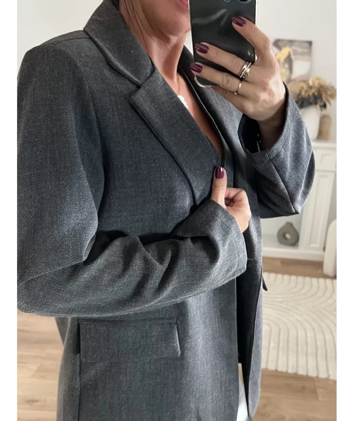 La boutique de Lilie Vestes>VESTE LOU MARIE Gris