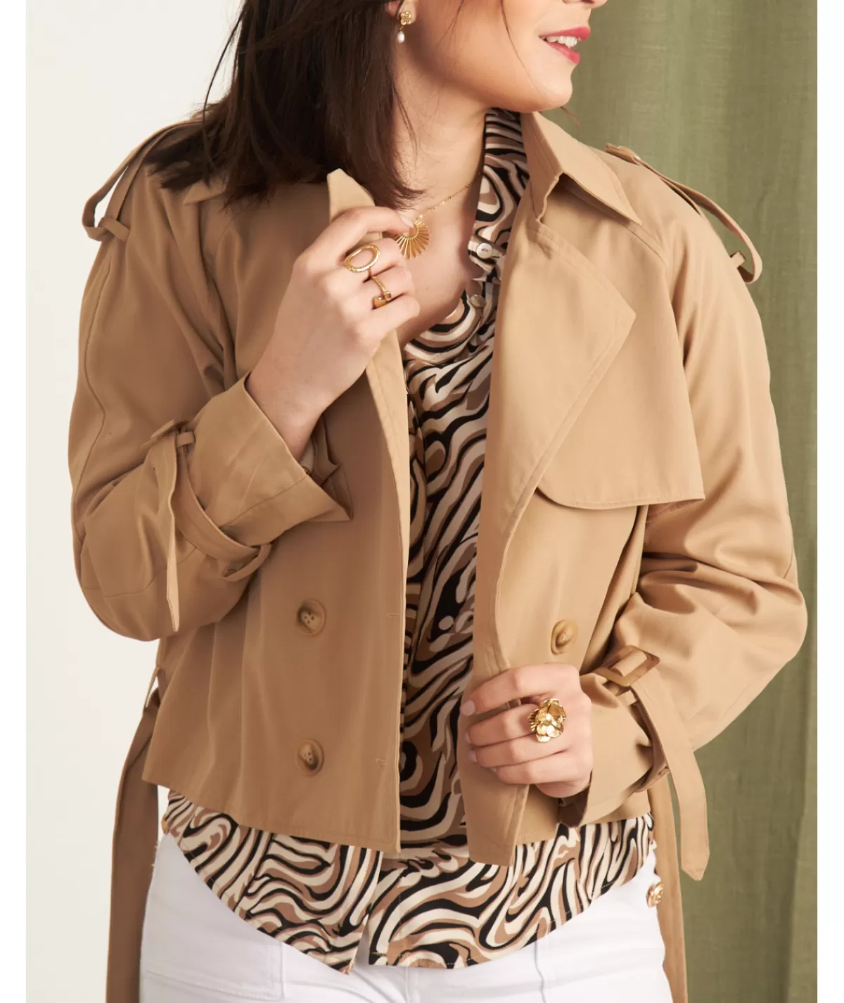 La boutique de Lilie Vestes>VESTE MANON Camel