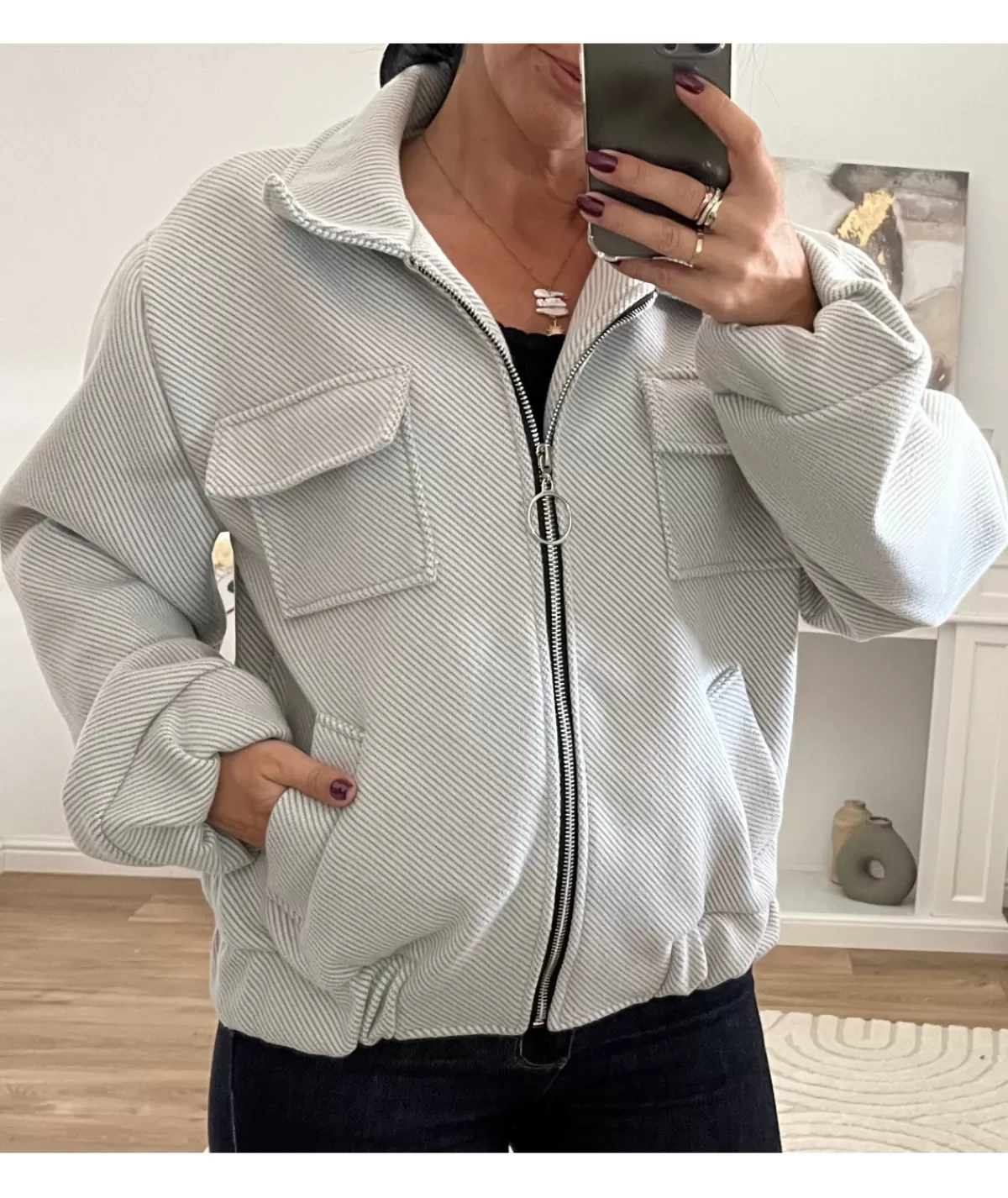 La boutique de Lilie Vestes>VESTE MATHIEU Gris