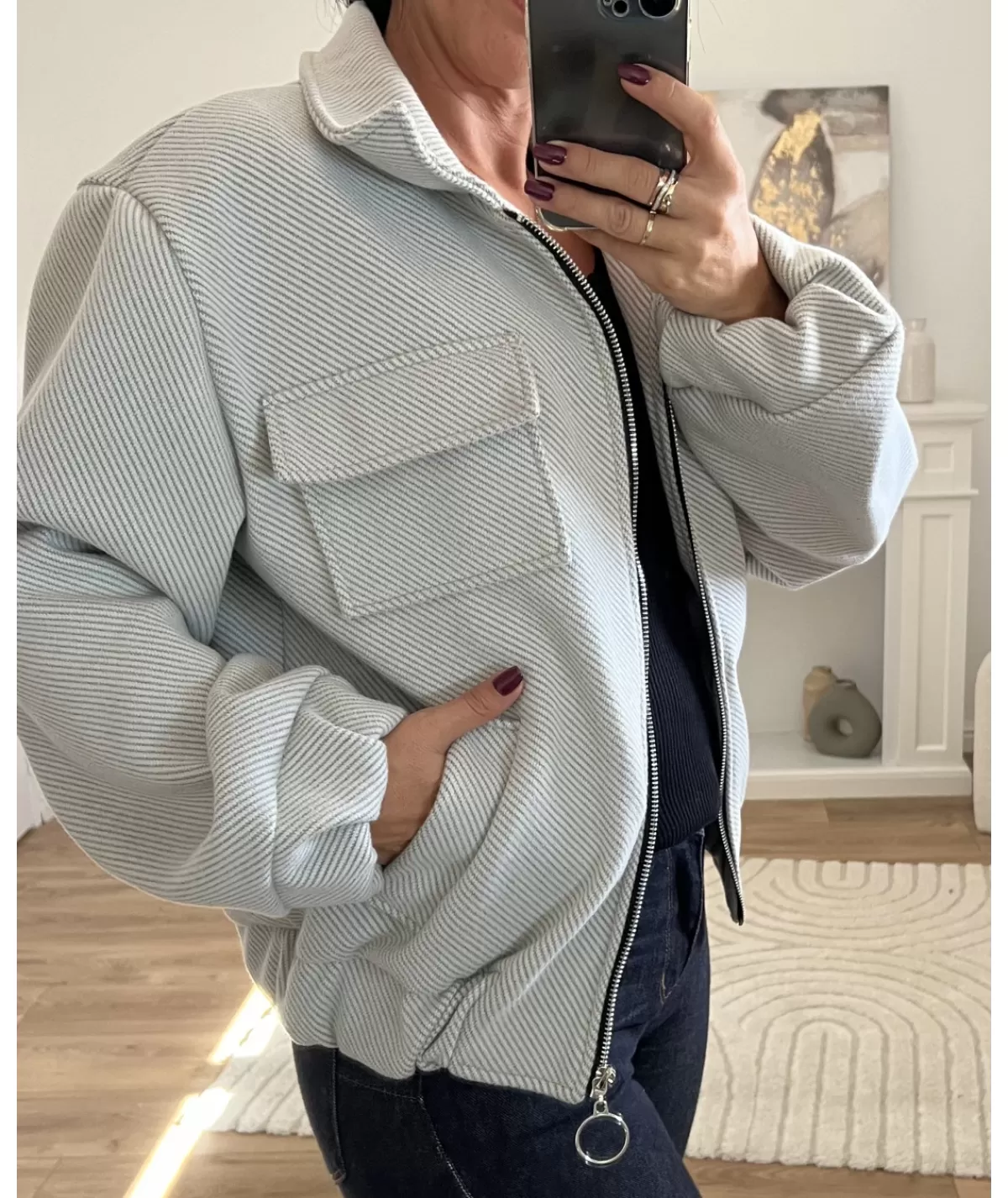 La boutique de Lilie Vestes>VESTE MATHIEU Gris