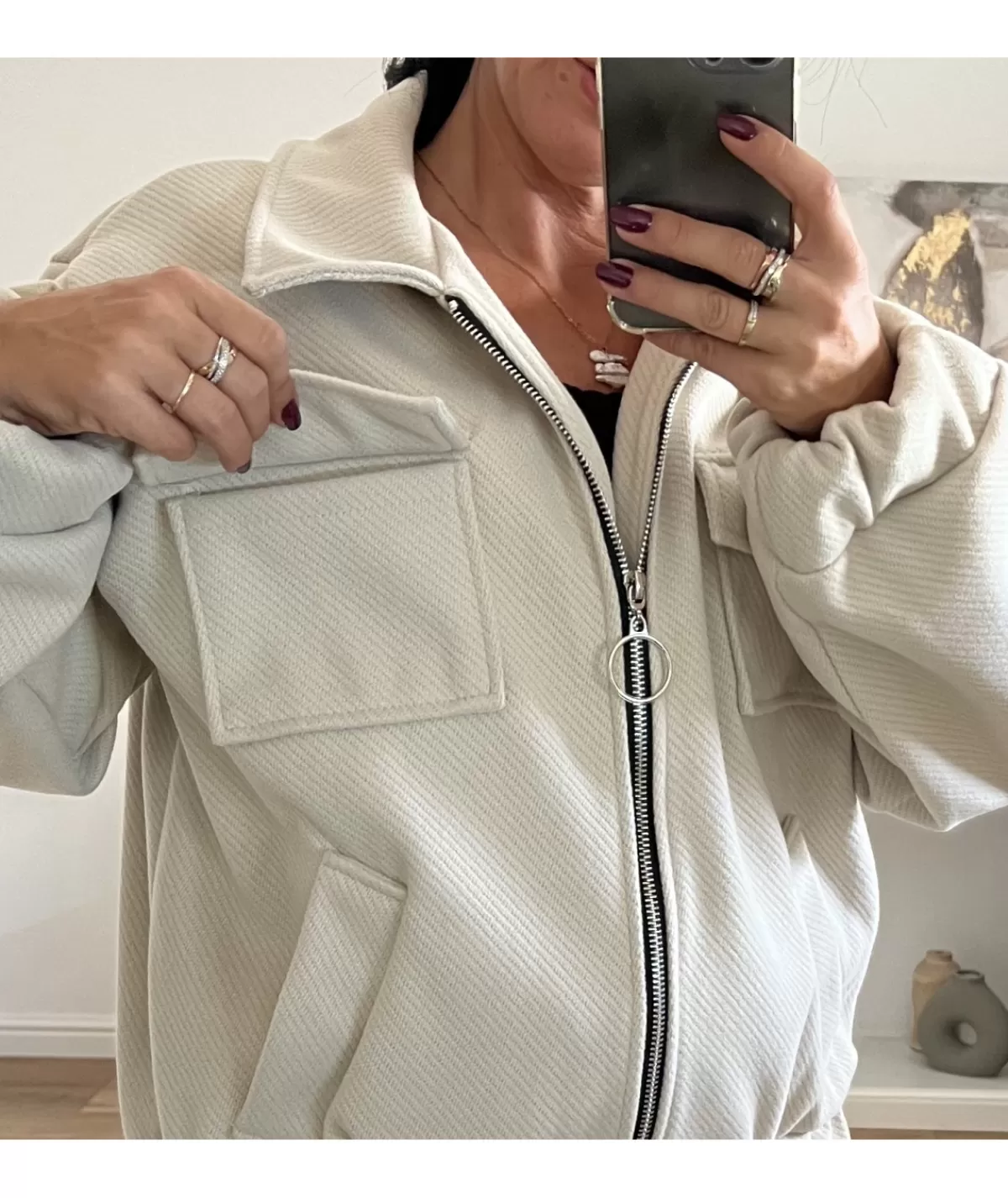 La boutique de Lilie Vestes>VESTE MATHIEU Beige