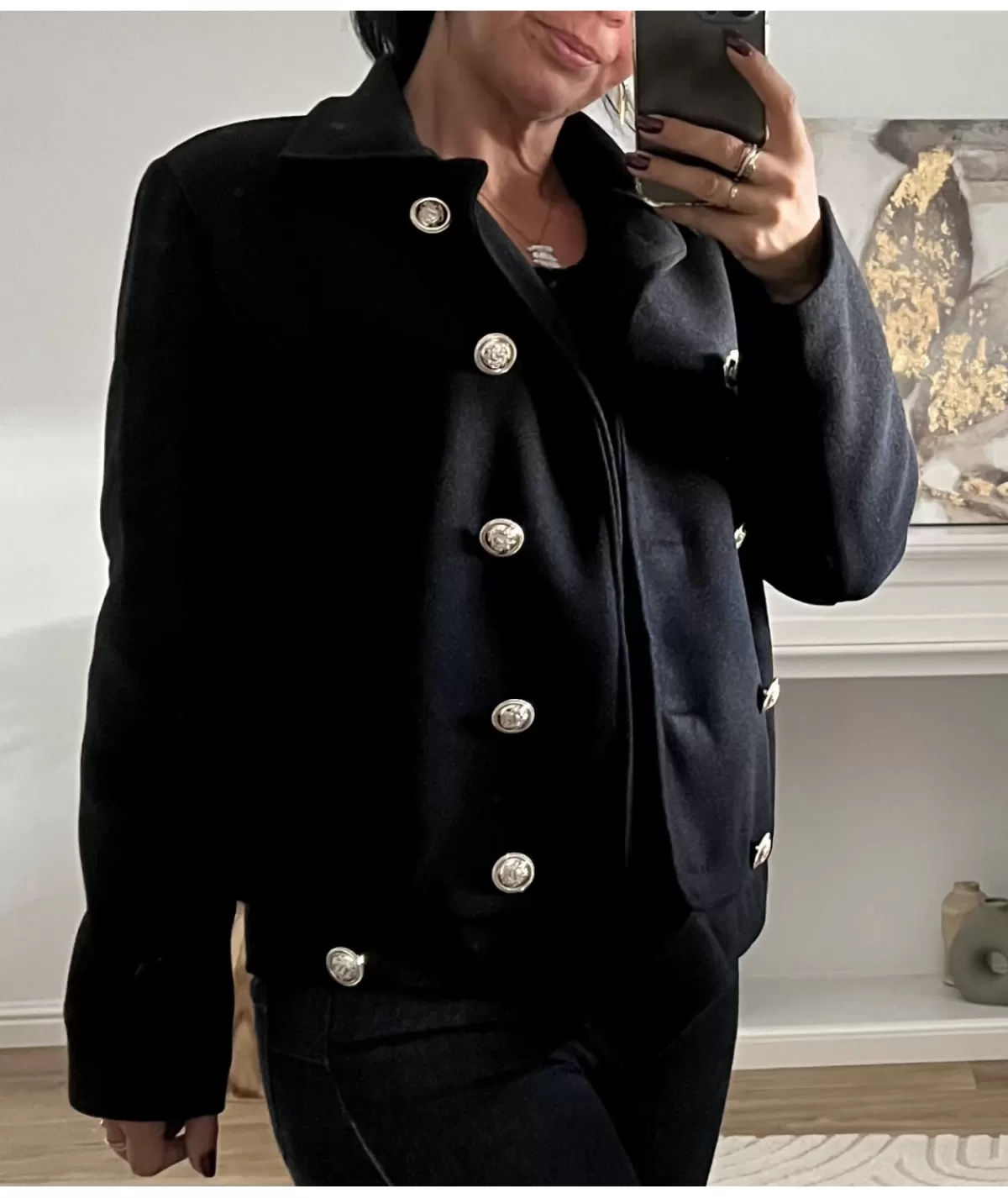 La boutique de Lilie Vestes>VESTE MATHIS Noir