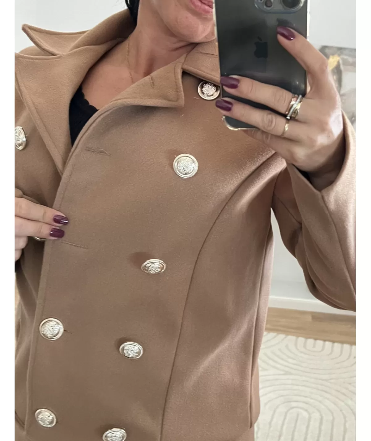 La boutique de Lilie Vestes>VESTE MATHIS Camel