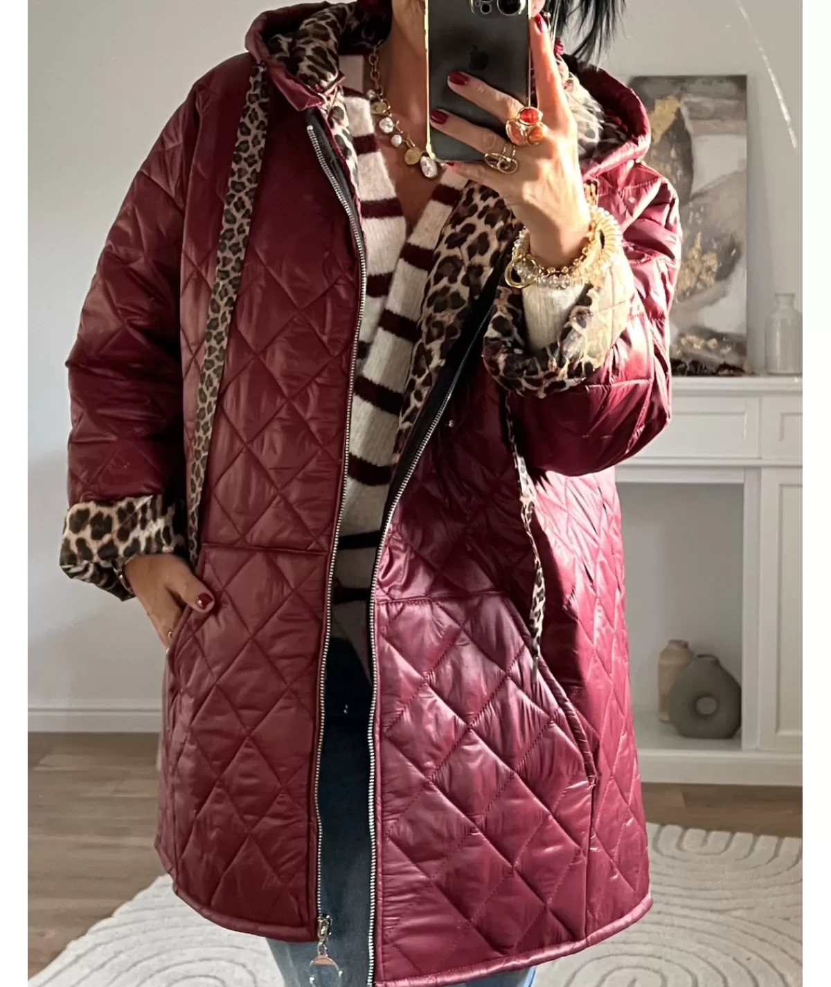 La boutique de Lilie Manteaux | Vestes>VESTE MAURANE Bordeaux
