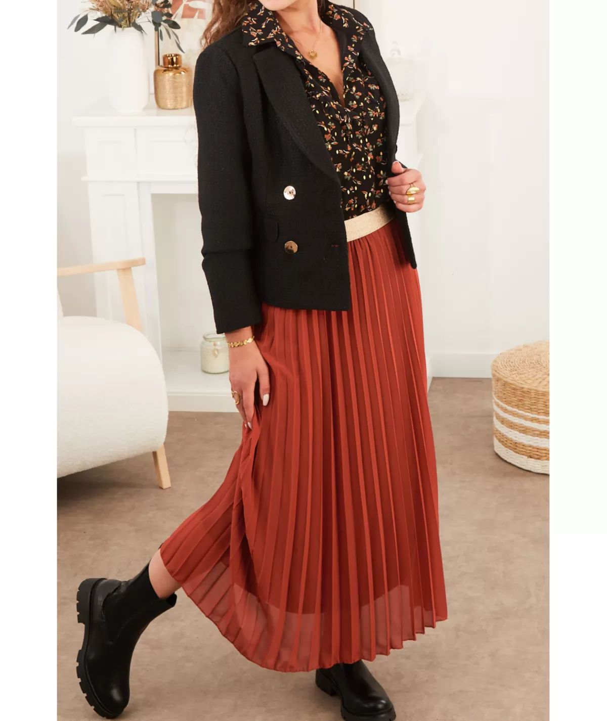 La boutique de Lilie Vestes>VESTE NINA Noir