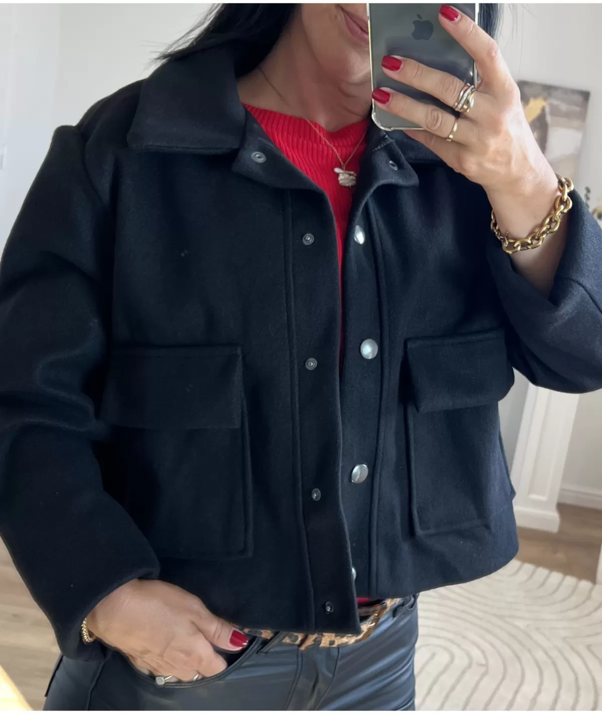 La boutique de Lilie Vestes>VESTE NOE Noir
