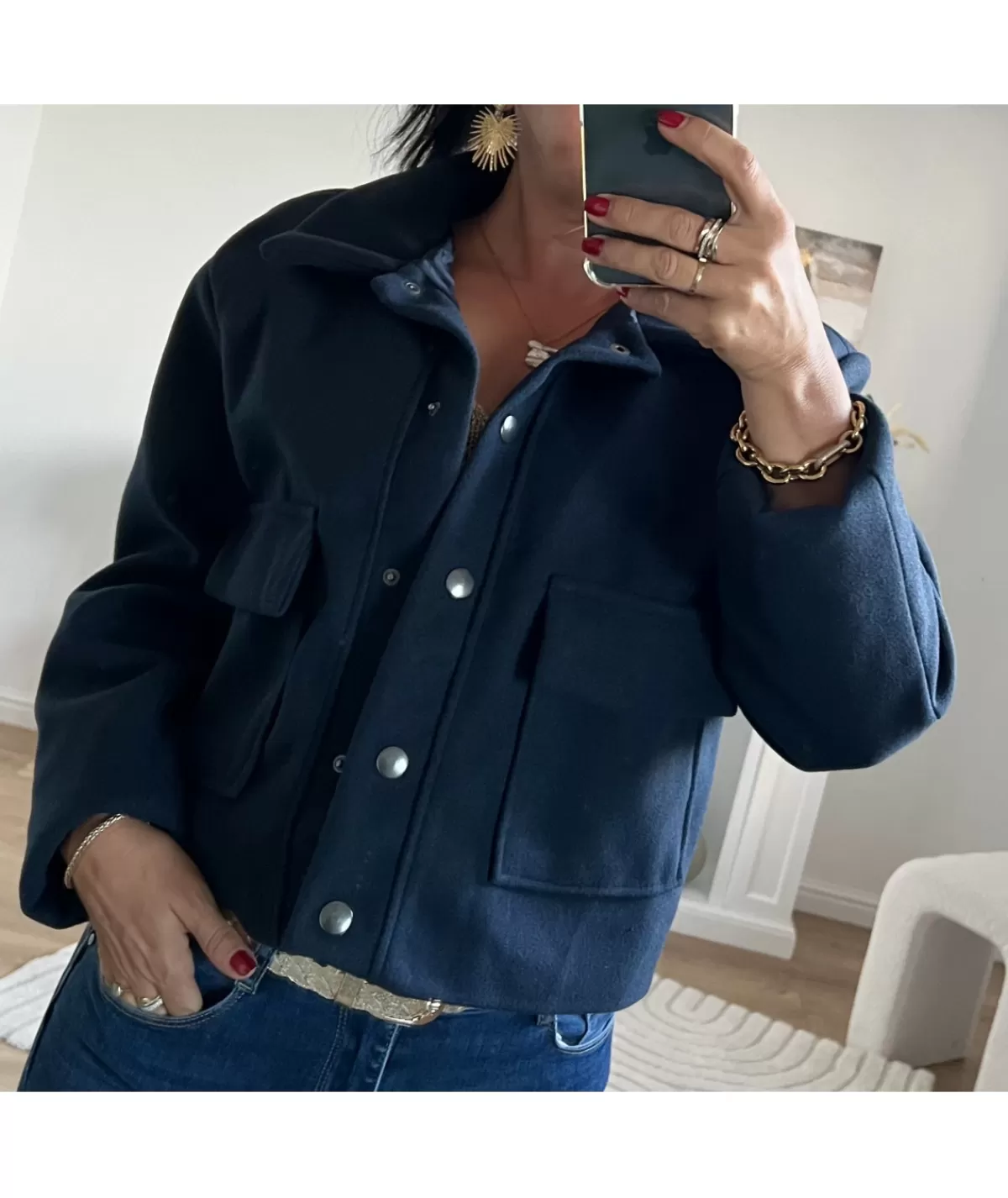 La boutique de Lilie Vestes>VESTE NOE Marine