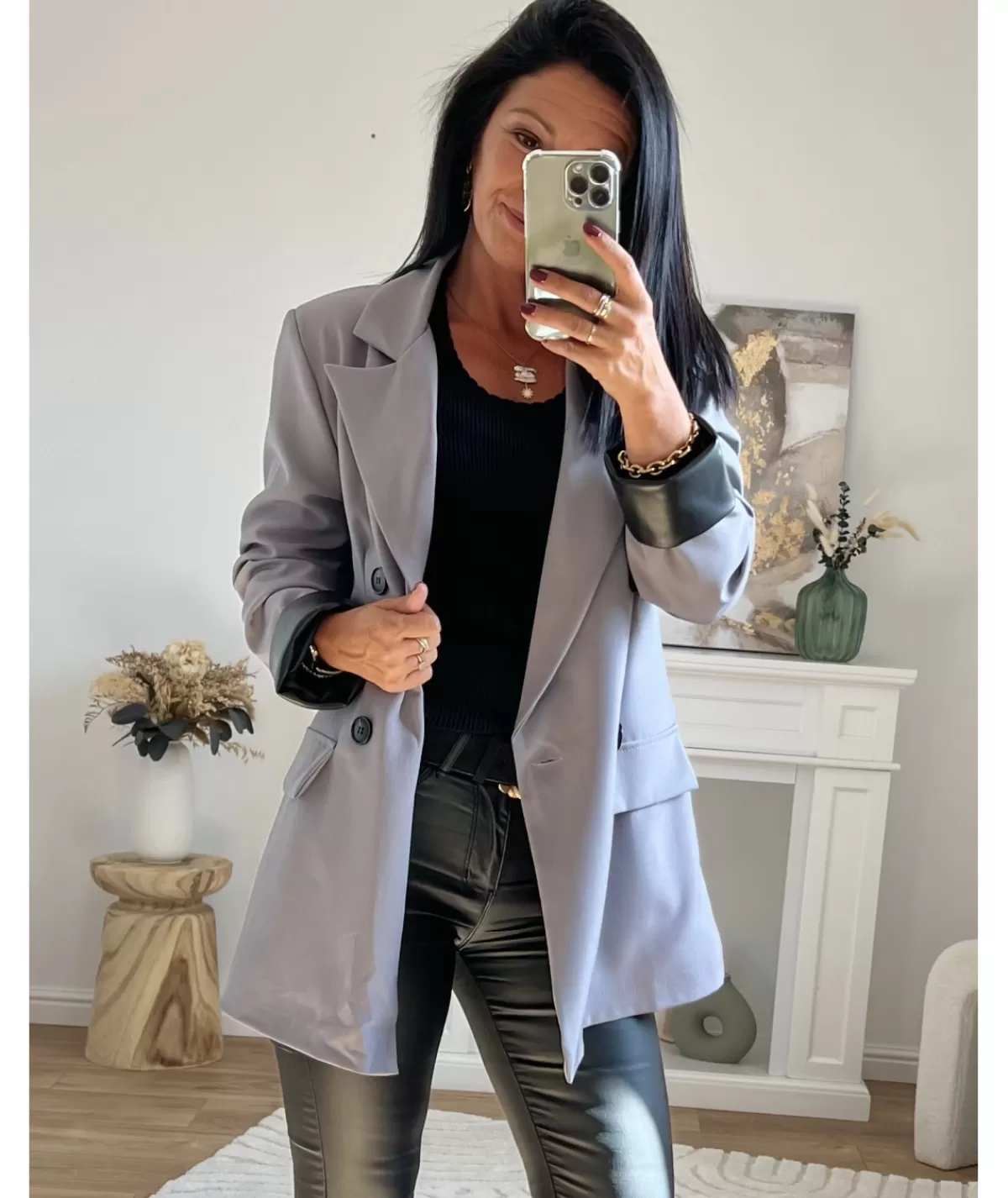La boutique de Lilie Vestes>VESTE NOVAK Gris