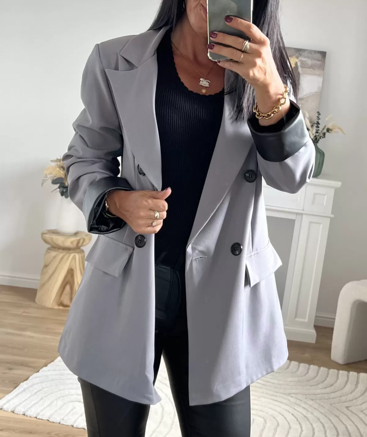 La boutique de Lilie Vestes>VESTE NOVAK Gris