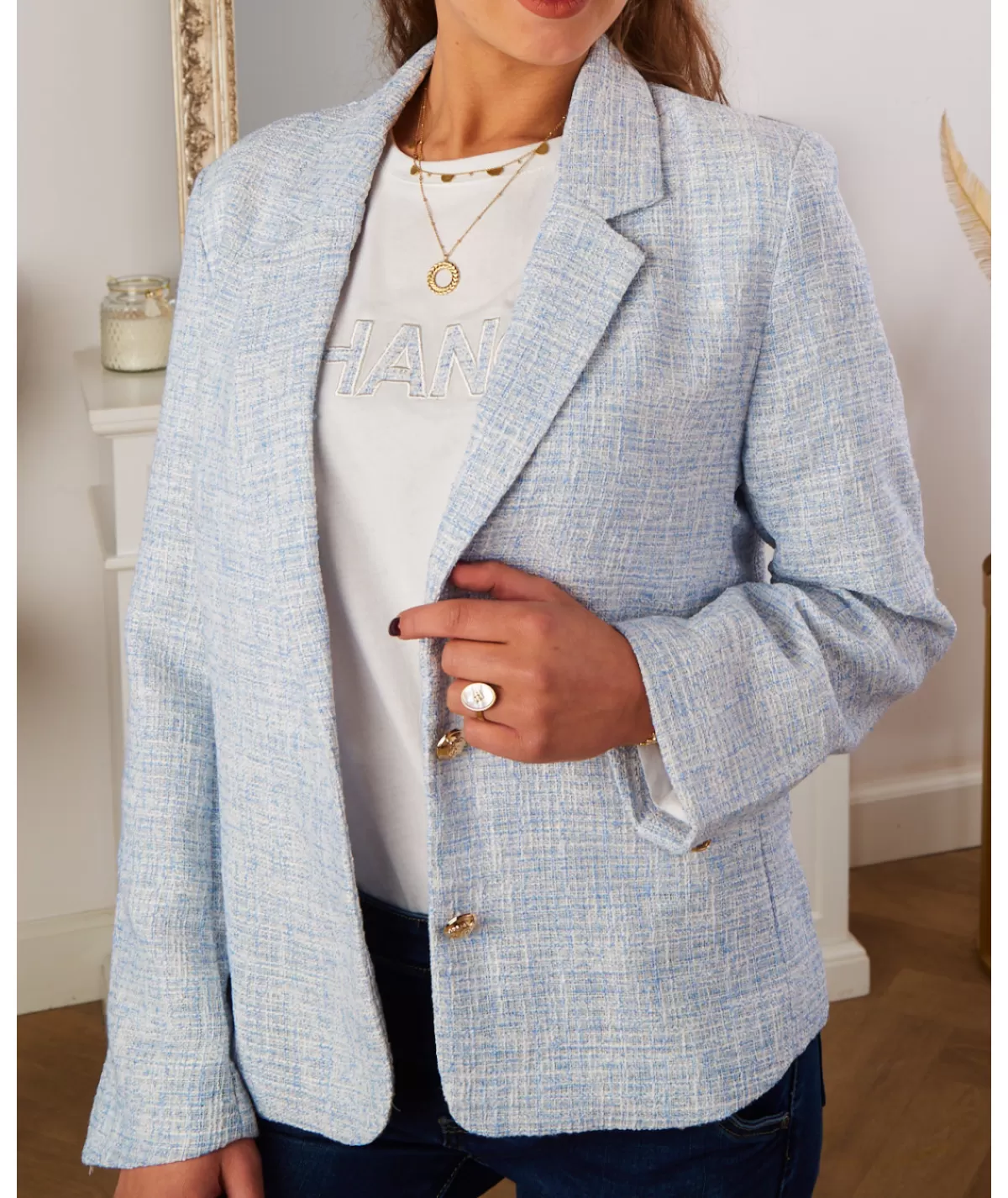 La boutique de Lilie Vestes>VESTE OCEANE Bleu