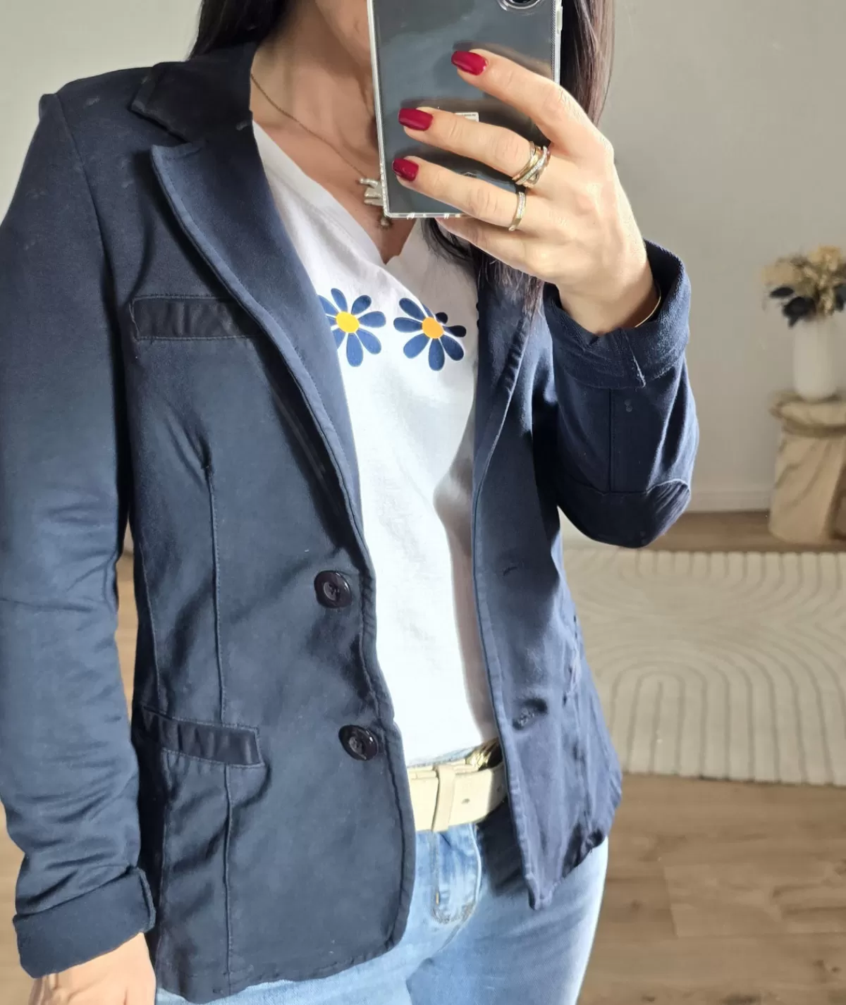 La boutique de Lilie Vestes>VESTE QUINTINIA Marine