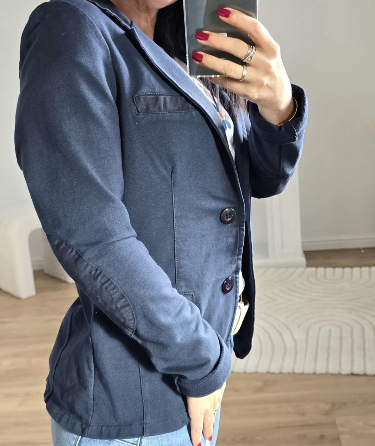 La boutique de Lilie Vestes>VESTE QUINTINIA Marine