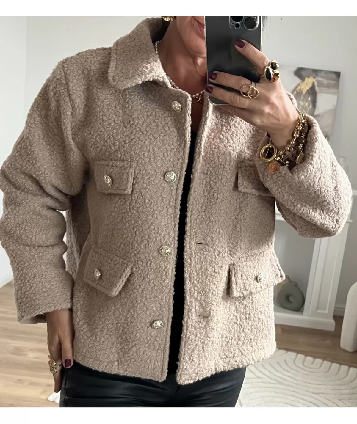 La boutique de Lilie Vestes>VESTE SIDONIA Beige