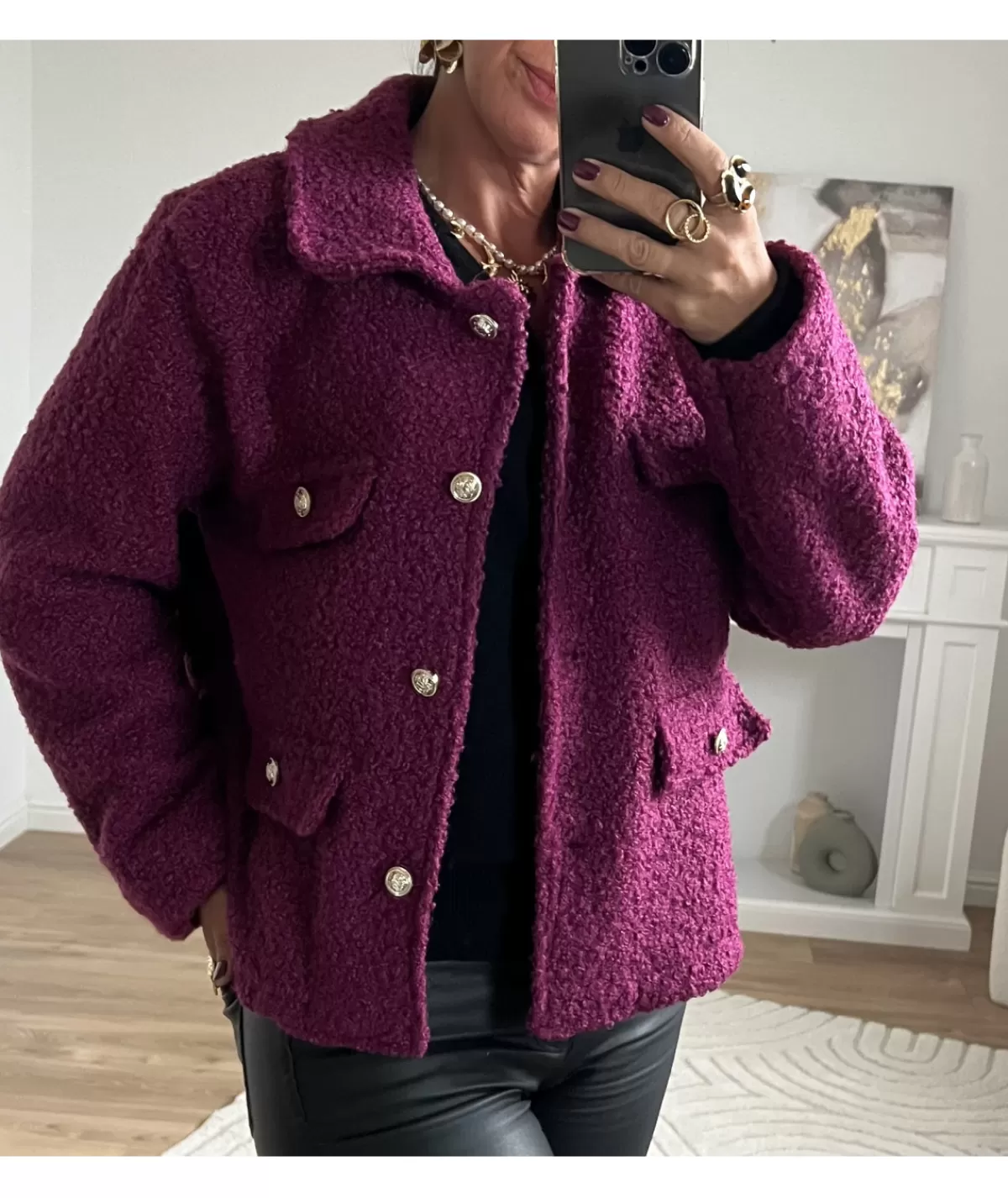 La boutique de Lilie Vestes>VESTE SIDONIA Violet